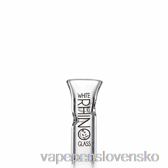 Biely Nosorožec Sklenené špičky Ploché Sklenené špičky [xl] Vape Shop Bratislava